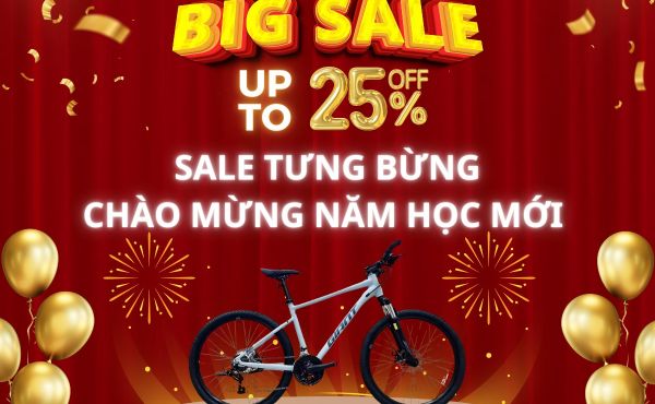 Sale tưng bừng chào mừng năm học mới